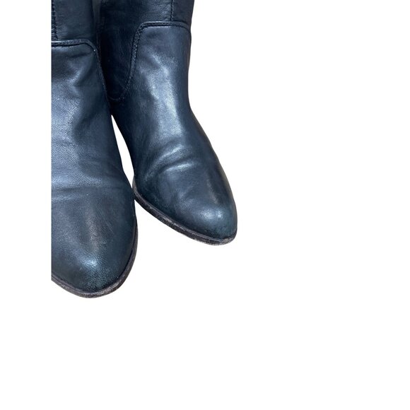 Frye Slouch Womans Black Leather Below Knee Riding Boots SZ 8M SKU 9399 - Picture 7 of 12
